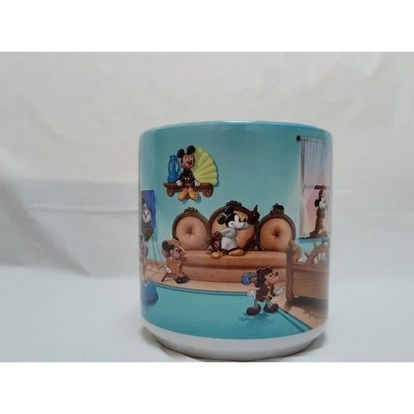 NWT VTG  Disney Mickey Mouse “Through the Years” Ceramic Mug Cup  - With box - Picture 6 of 11